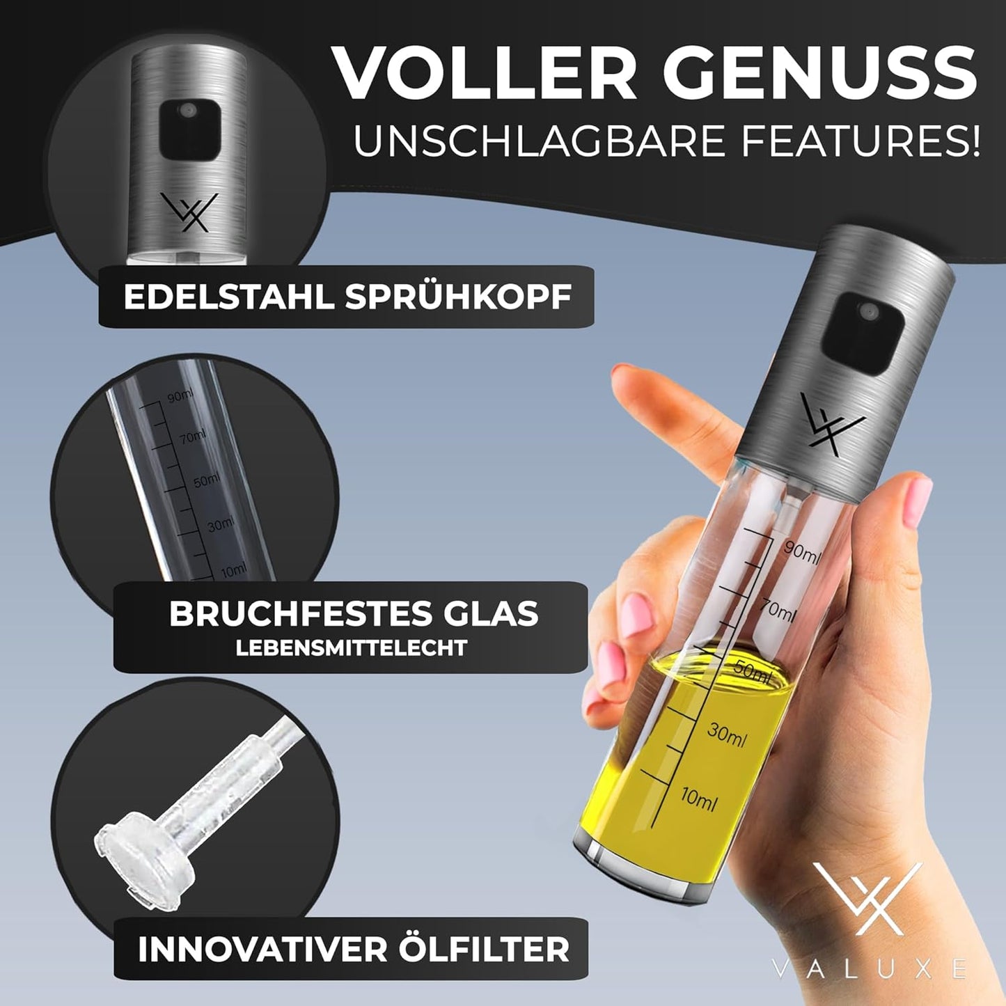 Ölsprüher CLEAR silber