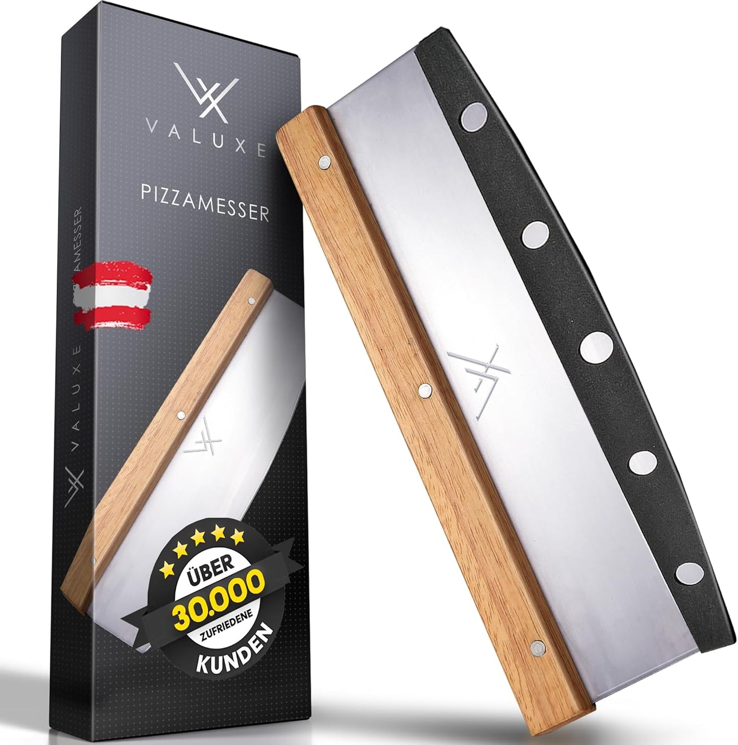 Pizzamesser Holzgriff