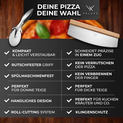Pizzamesser Holzgriff