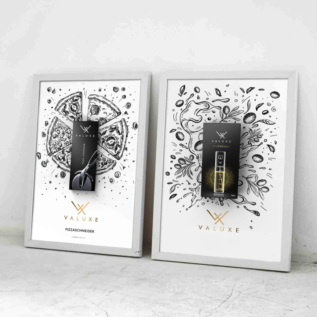 Pizzaschneider Silber